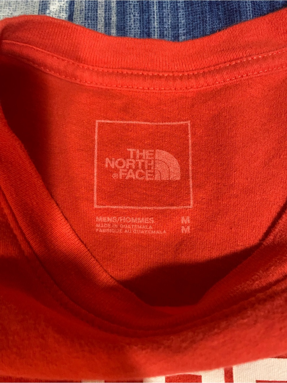 The North Face Mens Short-Sleeve Logo Tee Duo in Red and Navy Blue - Picture 3 of 6